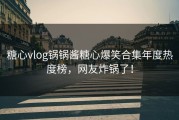 糖心vlog锅锅酱糖心爆笑合集年度热度榜，网友炸锅了！