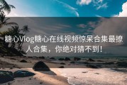 糖心Vlog糖心在线视频惊呆合集最撩人合集，你绝对猜不到！