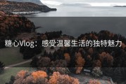 糖心Vlog：感受温馨生活的独特魅力